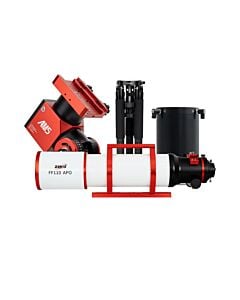 ZWO - FF110 APO Flat-Field Apochromatic Refractor Optical Tube Assembly with AM5N and Tripod Bundle