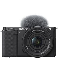 Sony - ZV-E10 Mirrorless Camera with 16-50mm II Lens - Black