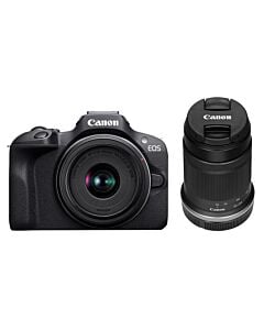 Canon - EOS R100 Mirrorless Camera with 18-45mm and 55-210mm Lenses