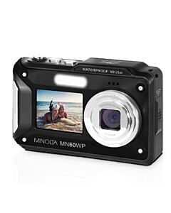 Minolta - MN60WP 48mp / 4k Wifi Waterproof Digital Camera Body - Black