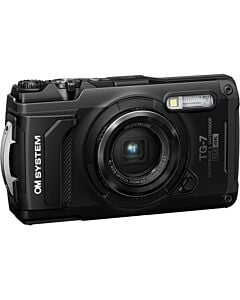 OM System - TG-7 Digital Camera - Black