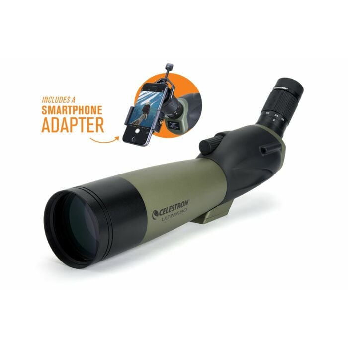 Celestron - Ultima 80 - 45° Spotting Scope with Smartphone Adapter