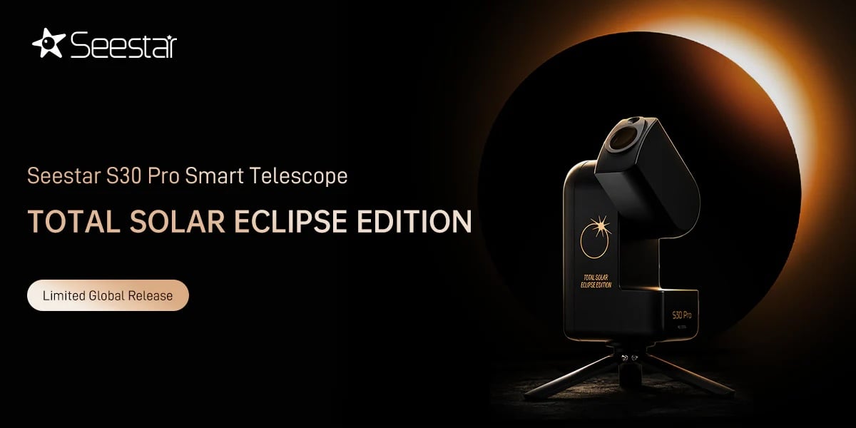 ZWO Seestar S30 Pro Solar Eclipse Edition All-in-One Smart Telescope